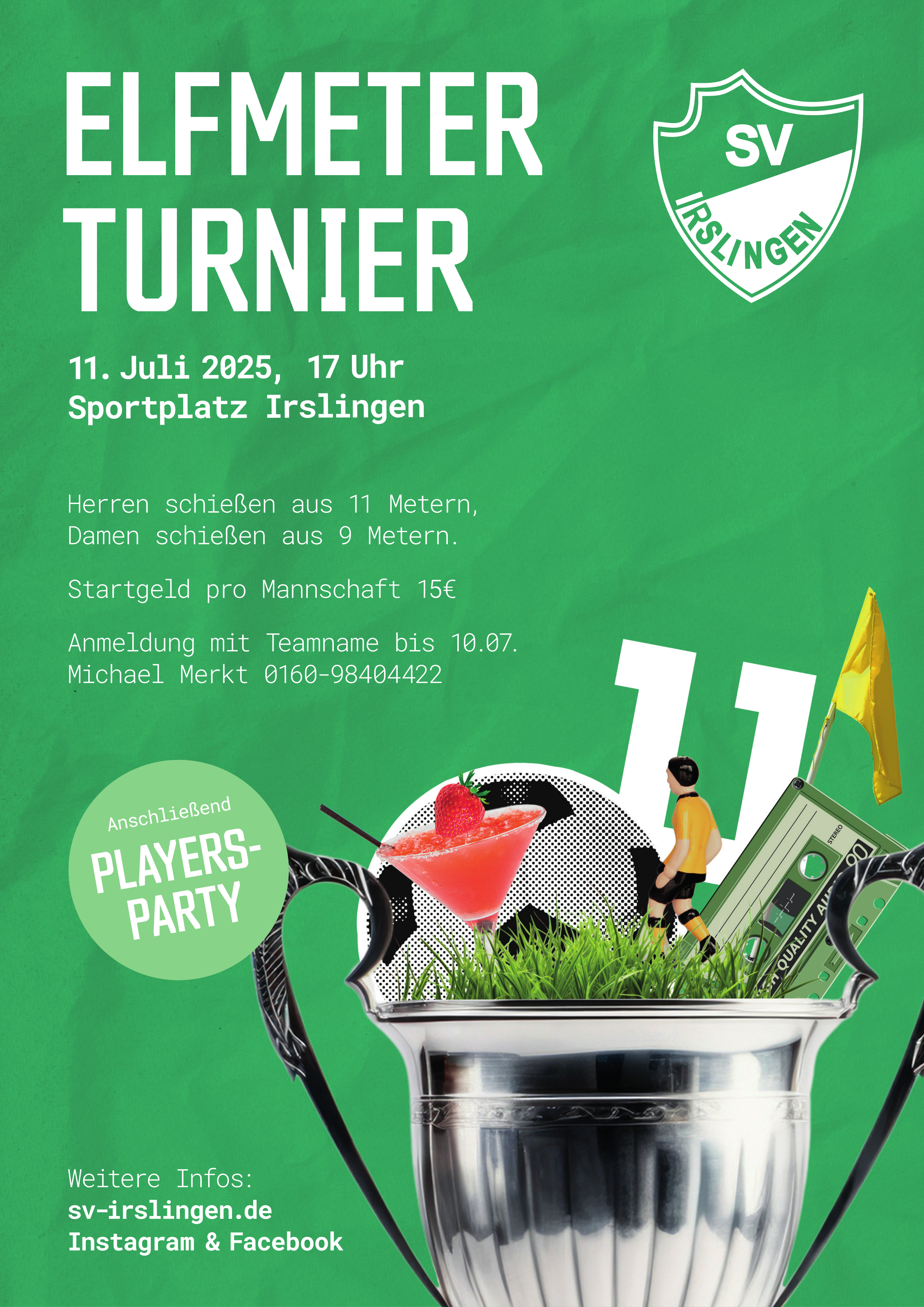 Elfmeterturnier 2025 Flyer