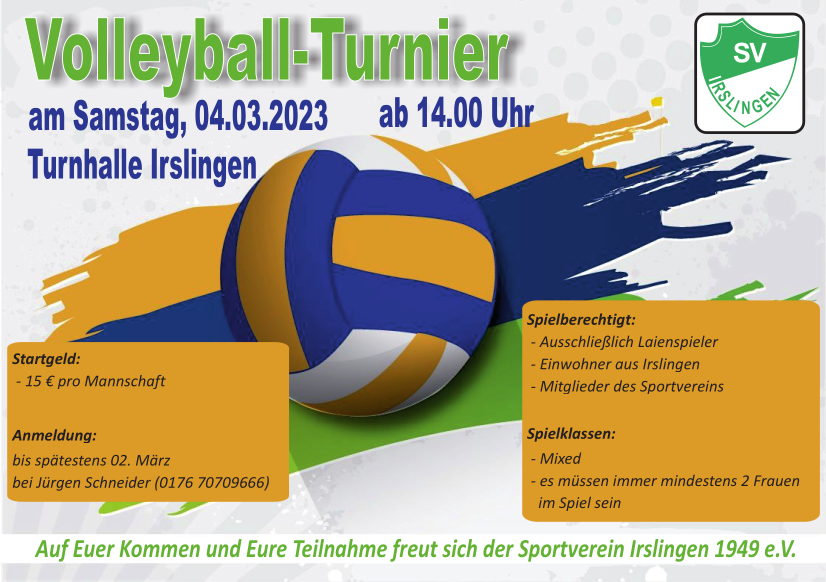 Volleyball Turnier 2023